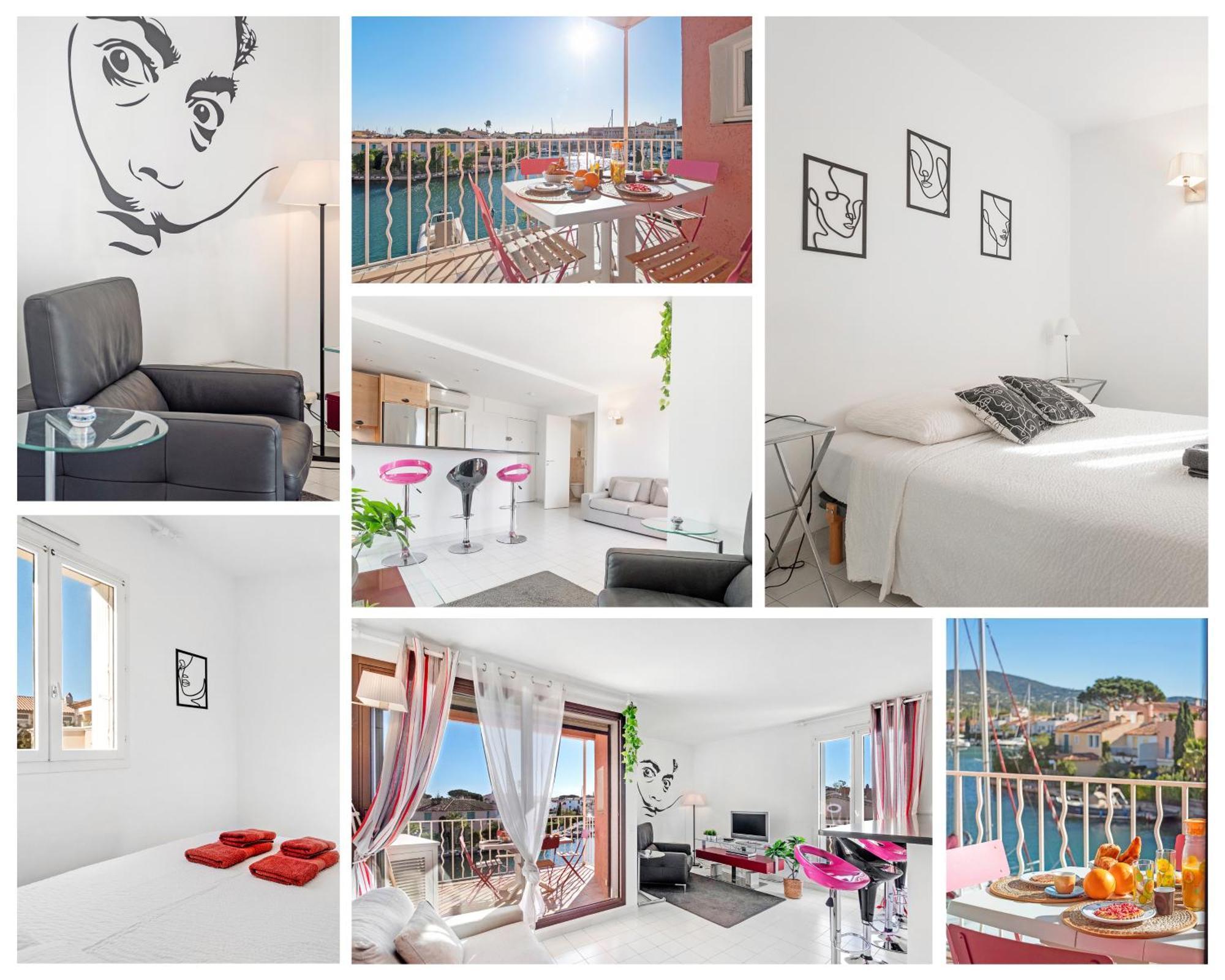 Casa Nostra, Port-Grimaud, Vue Sur Les Canaux Exteriör bild